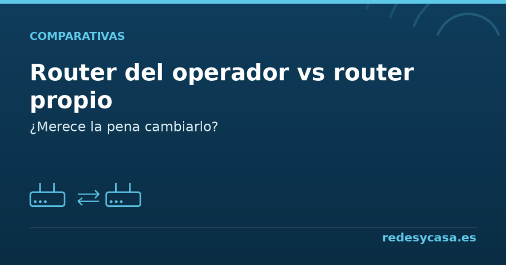 Router del operador vs router propio: ¿merece la pena cambiarlo? - redesycasa.es