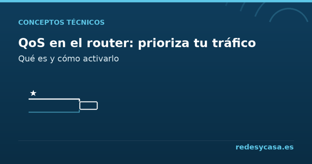 QoS en el router: qué es y cómo priorizar tráfico - redesycasa.es